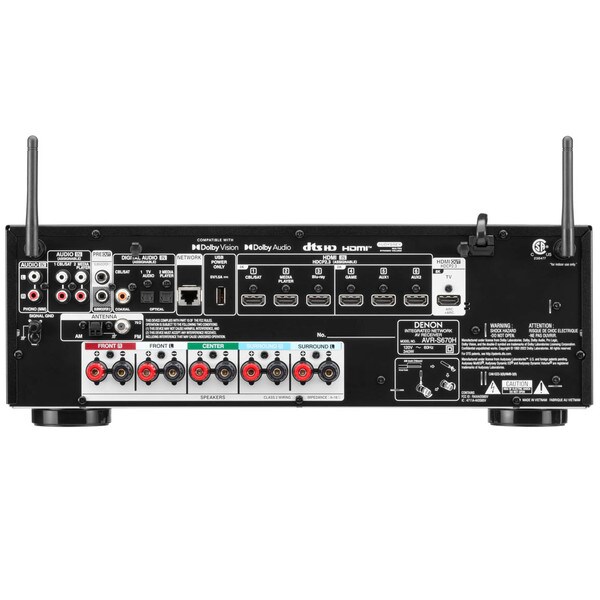 Main product image for Denon AVR-S670H 5.2 Channel Full 8K Ultra HD AV Receiver with 3D Audio 75 Watts per Channel245-4006